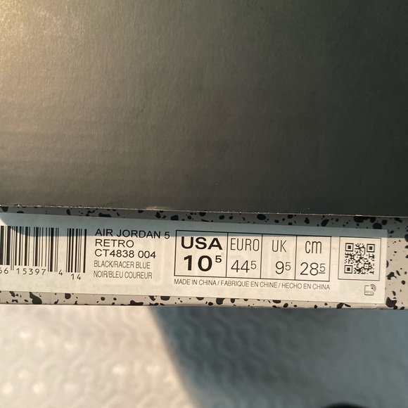 Jordan 5 racer blue size 10.5 - Picture 6 of 7